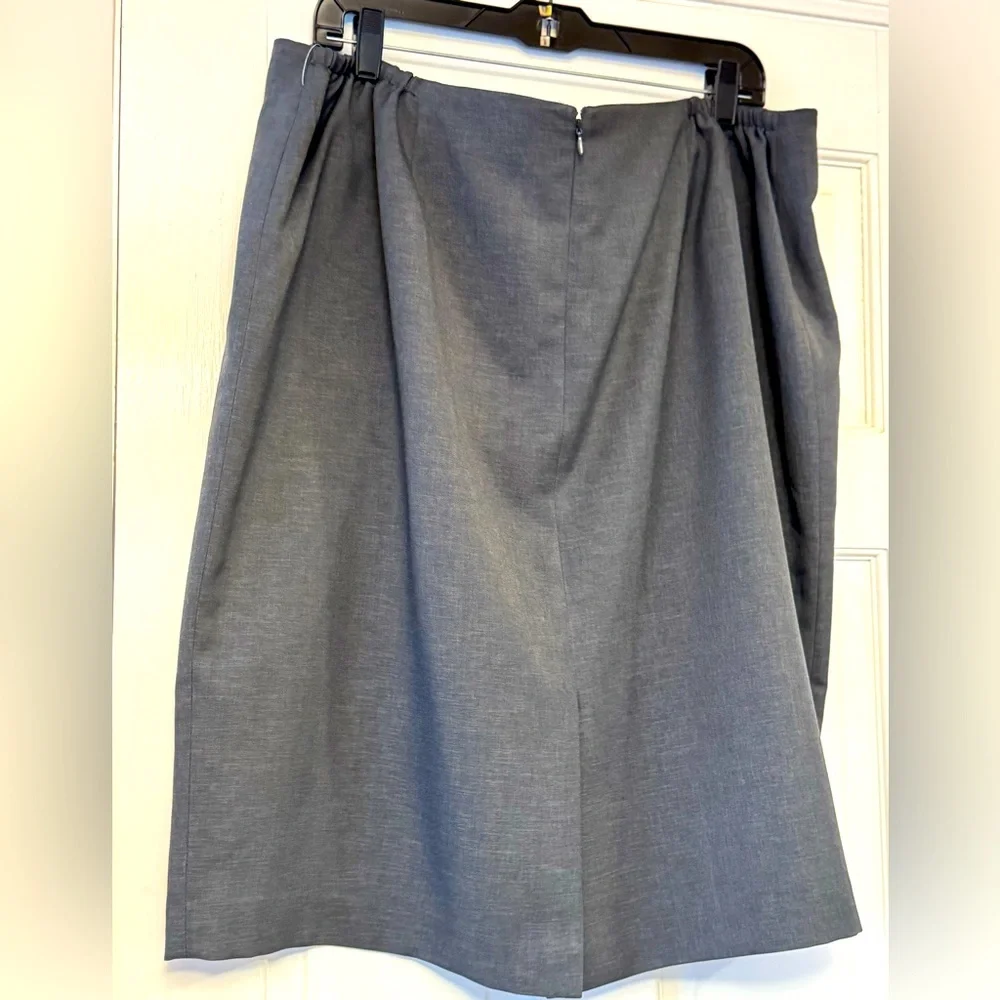KASPER Gray Women's Skirt - Picture 2 of 8